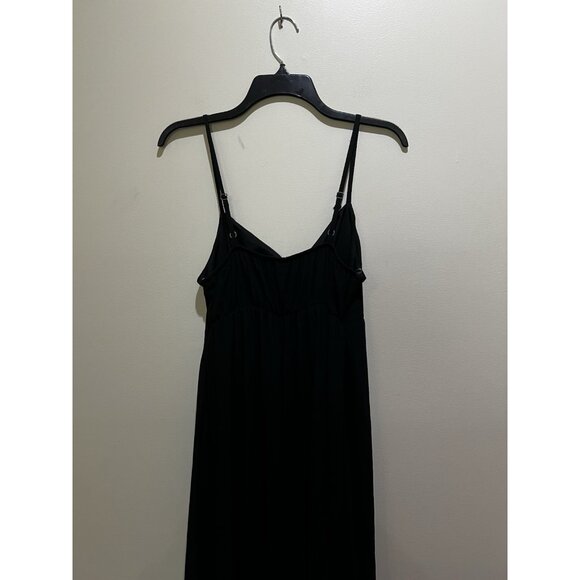 NWT ~ Wild Fable Spaghetti Strap High low Long Black Dress ~ Size Med - Picture 8 of 11